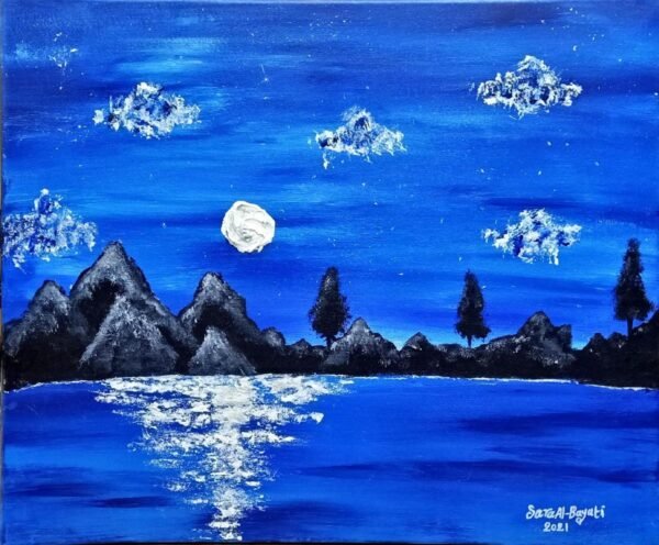 Moonlight Over the Lake