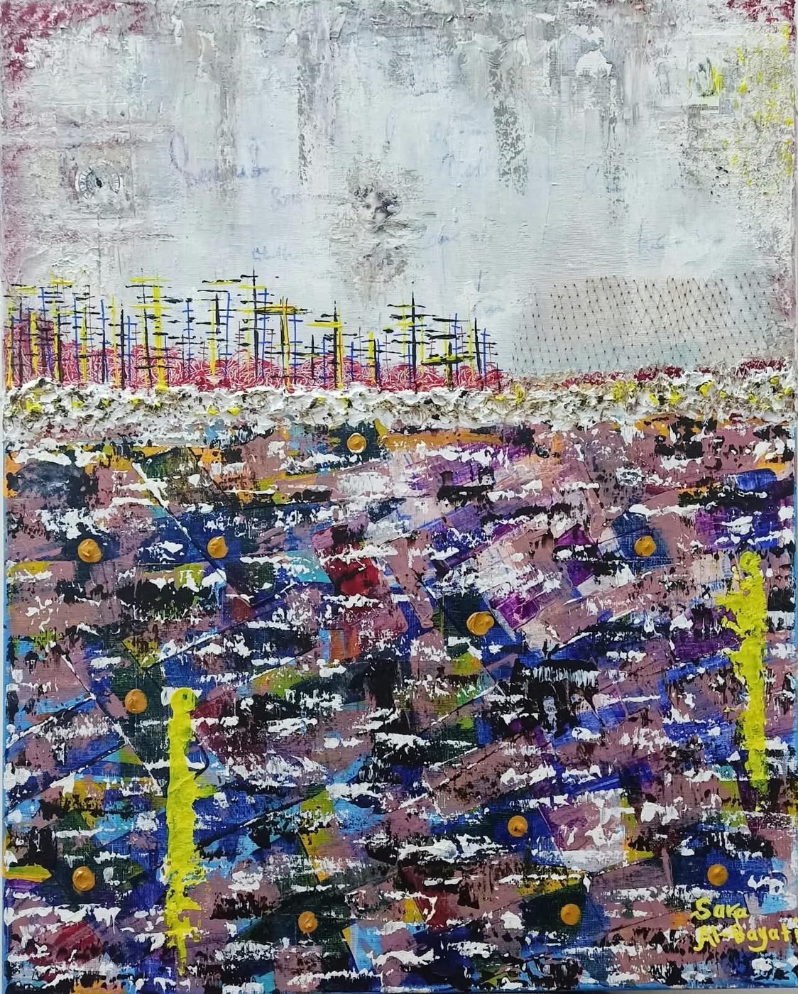 sara n61 b Wild Field by Sara Al-Bayati