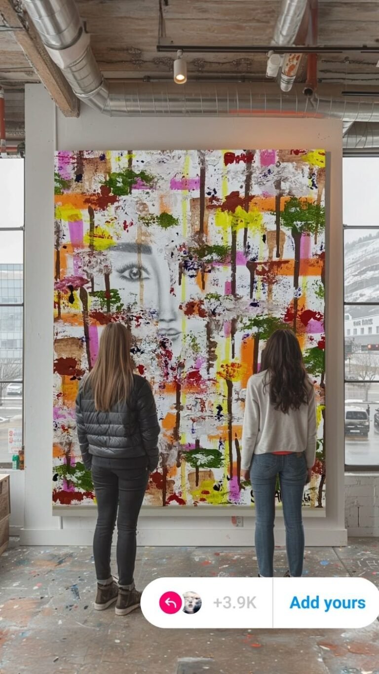 Hidden Gaze by Sara Al-Bayati shown in a room