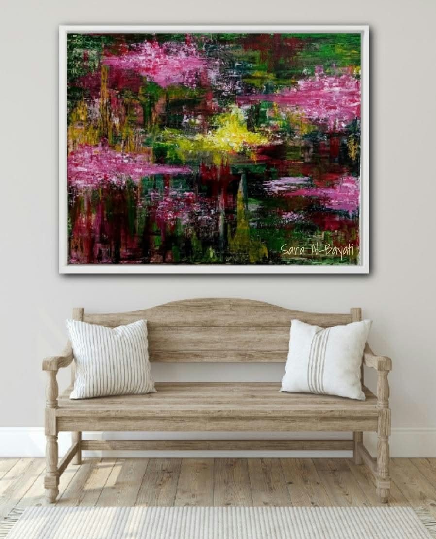 sara room 3364 2 Blossom Reflections by Sara Al-Bayati, shown in a room